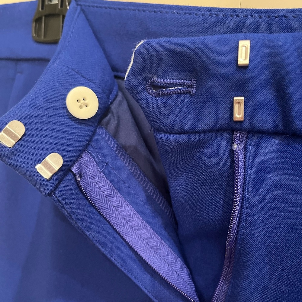 J. Crew Royal Blue Women's Trousers Kate Pant Size 10 Style BK251 - Picture 4 of 7